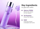 numbuzin - No.9 NAD+ PDRN Glow Boosting Toner 150ml